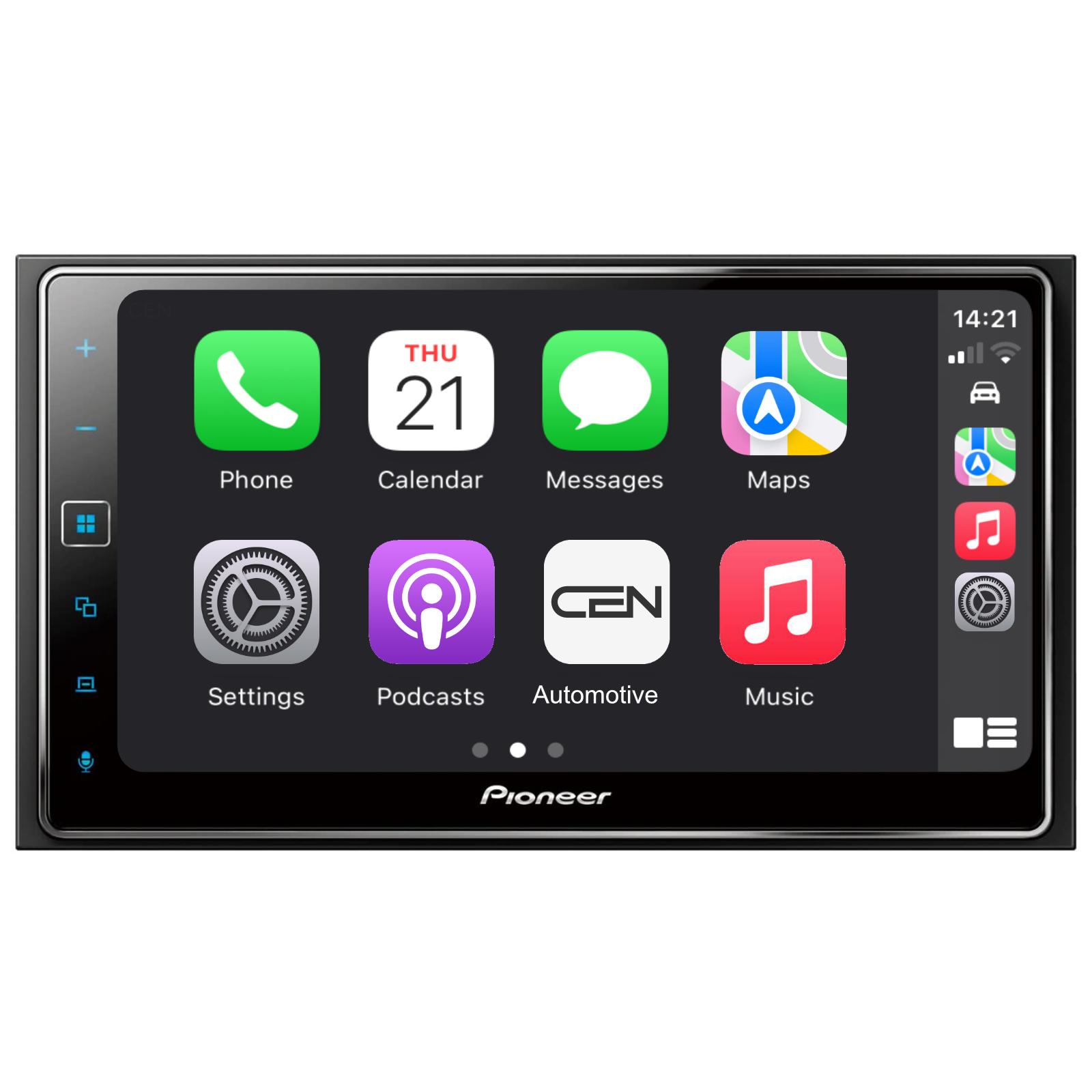 Pioneer SPH-DA130DAB 6.2in Capacitive Touchscreen CarPlay DAB Stereo