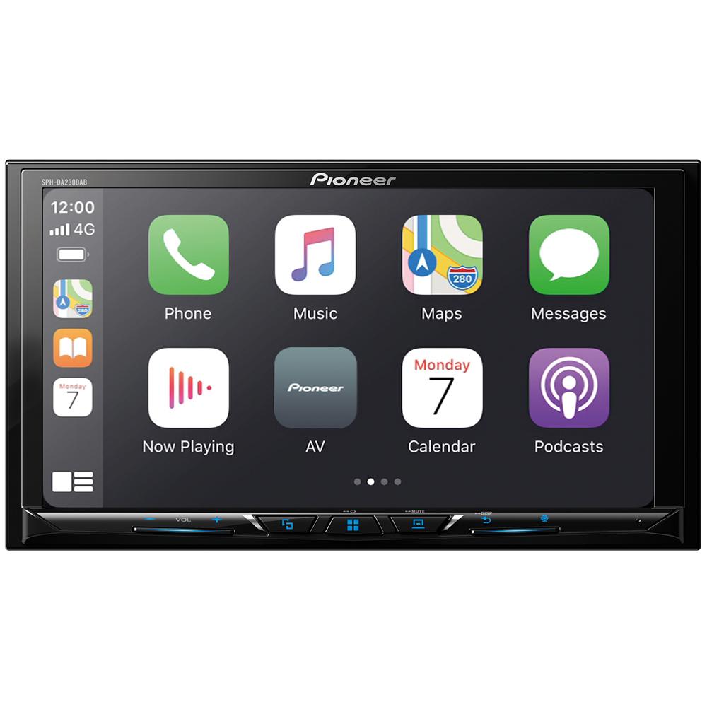 Pioneer SPH-DA230DAB Double Din Car Stereo 7" Touchscreen Apple CarPlay DAB+