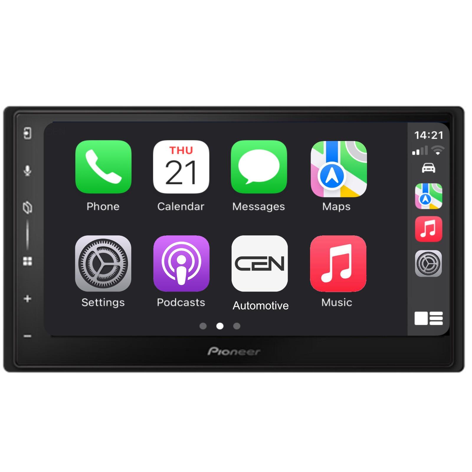 Pioneer SPH-DA77DAB Wireless Apple CarPlay Bluetooth DAB Stereo