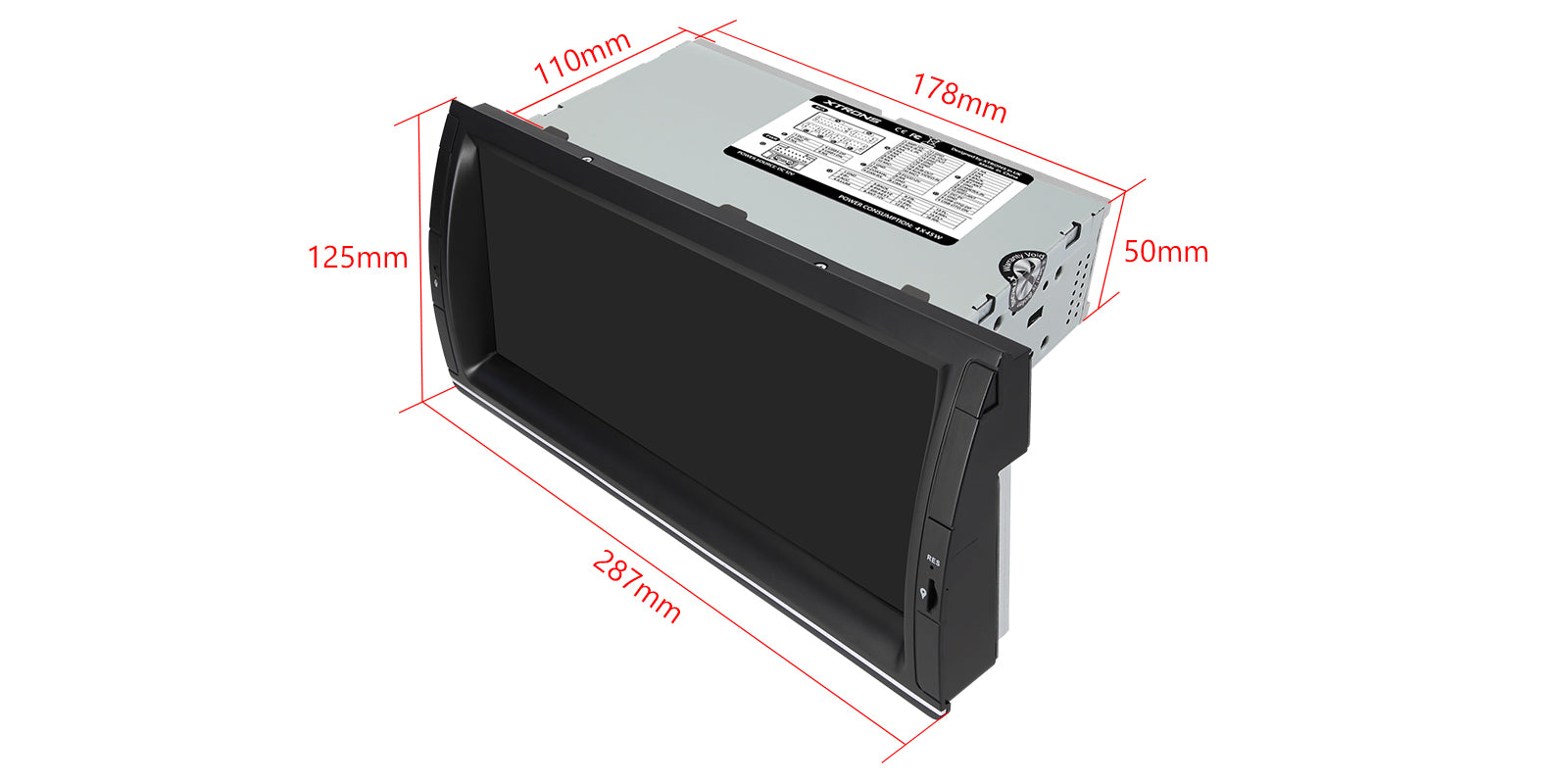 XTRONS PX1453BLHG BMW X5 E53 10.25in Android 14 Car Stereo 4GB 64GB