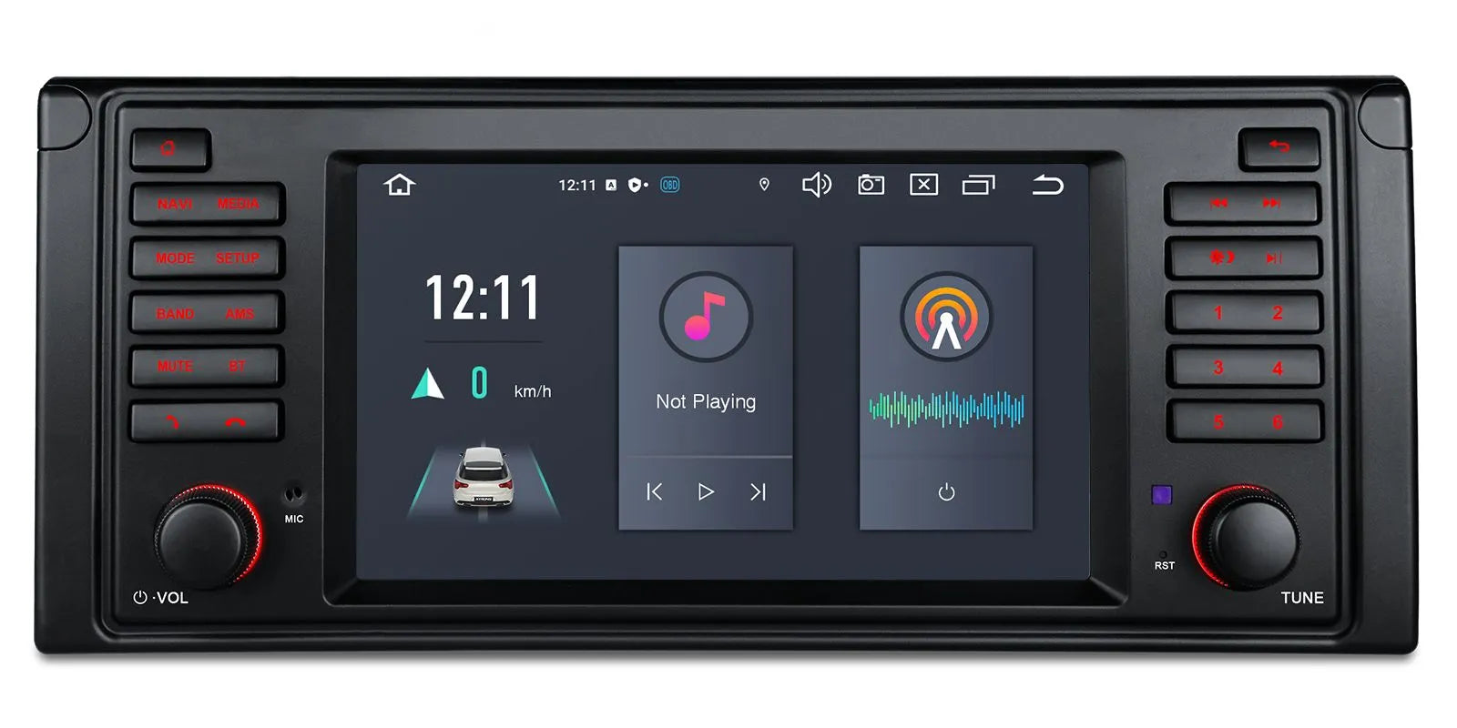 XTRONS BMW E39 7-inch Android 14 Octa Core Head Unit PX7439BL