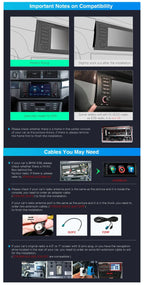 XTRONS PX7439BL BMW E39 7" Android 14 Head Unit 4GB 64GB