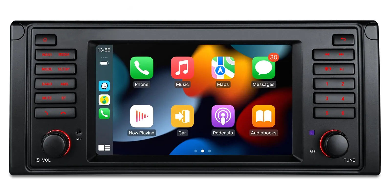 XTRONS BMW E39 7-inch Android 14 Octa Core Head Unit PX7439BL