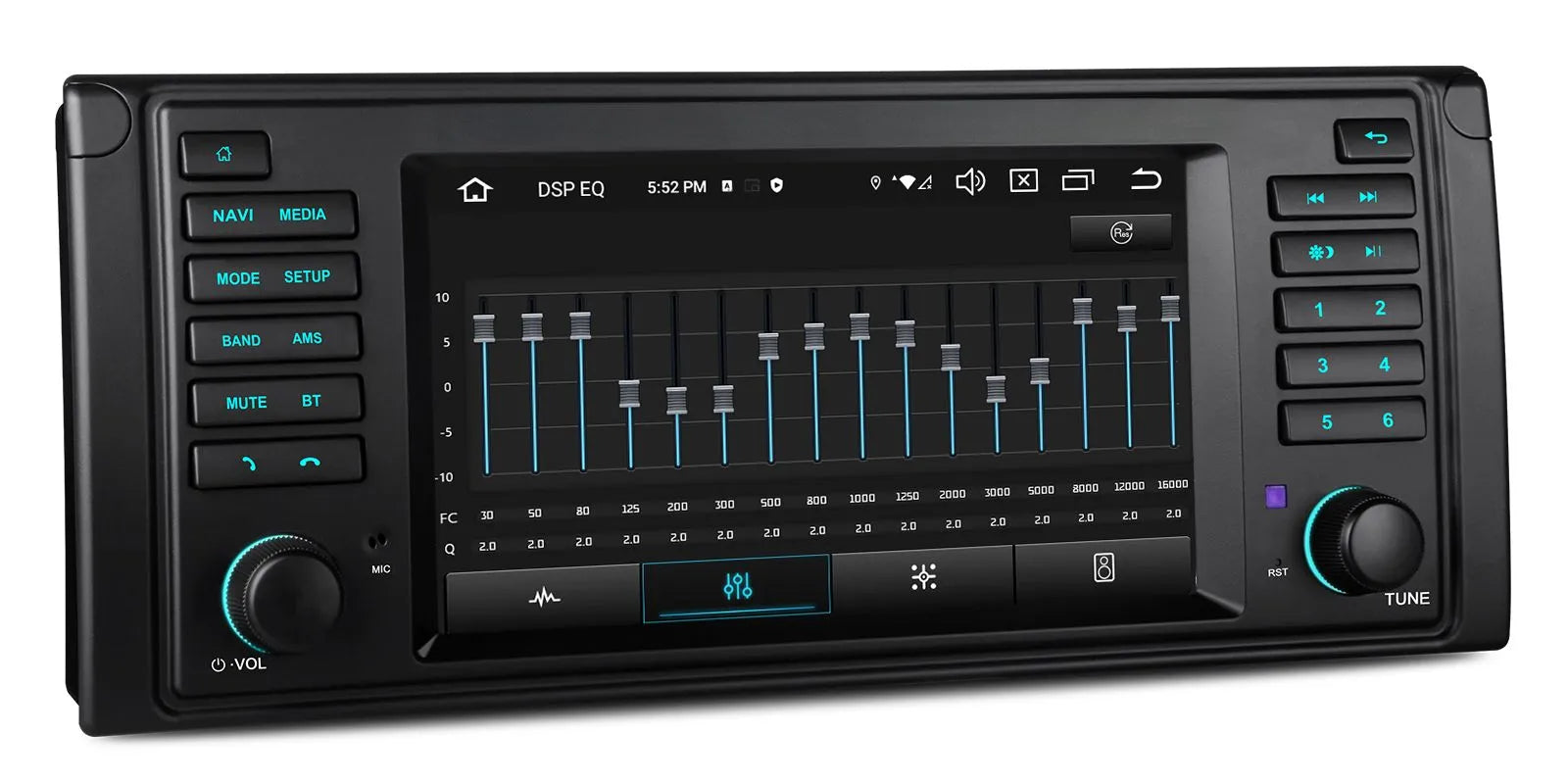 XTRONS BMW E39 7-inch Android 14 Octa Core Head Unit PX7439BL