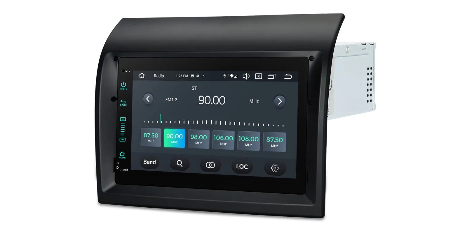 XTRONS PX74DTFL Android 14 7in 4G LTE Car Head Unit for Fiat Ducato