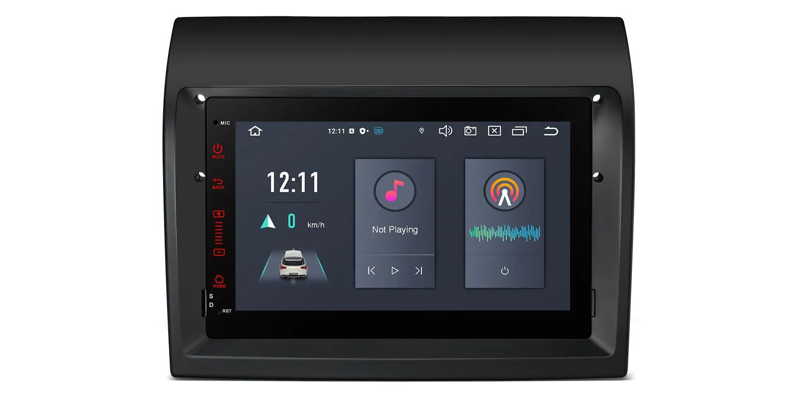 XTRONS PX74DTFL Android 14 7in 4G LTE Car Head Unit for Fiat Ducato