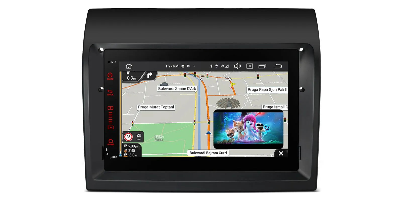 XTRONS PX74DTFL Fiat Ducato 7in Android 14 4G LTE Head Unit
