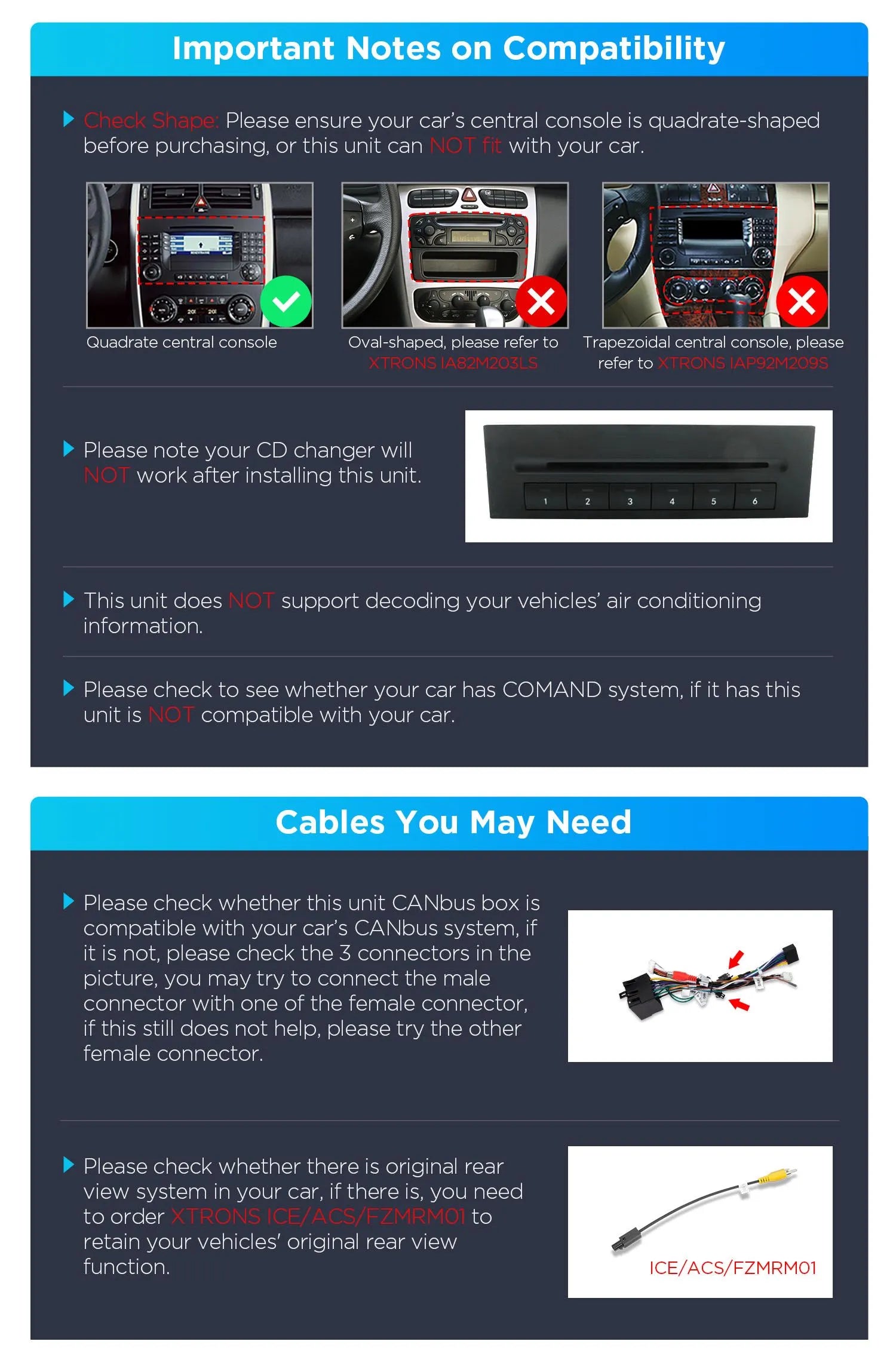 XTRONS PX74M245G 7-Inch Android 14 Head Unit 4G LTE for Mercedes Volkswagen