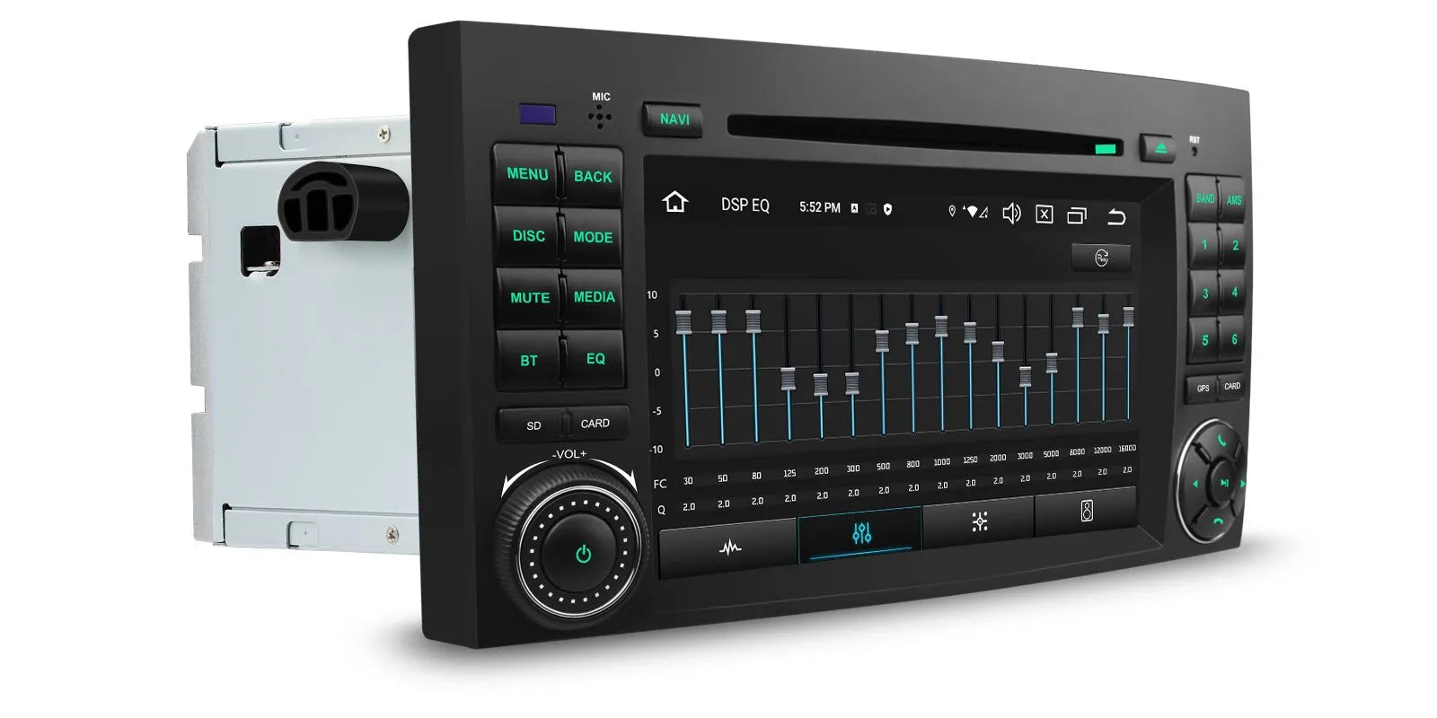 XTRONS PX74M245G 7-Inch Android 14 Head Unit 4G LTE for Mercedes Volkswagen