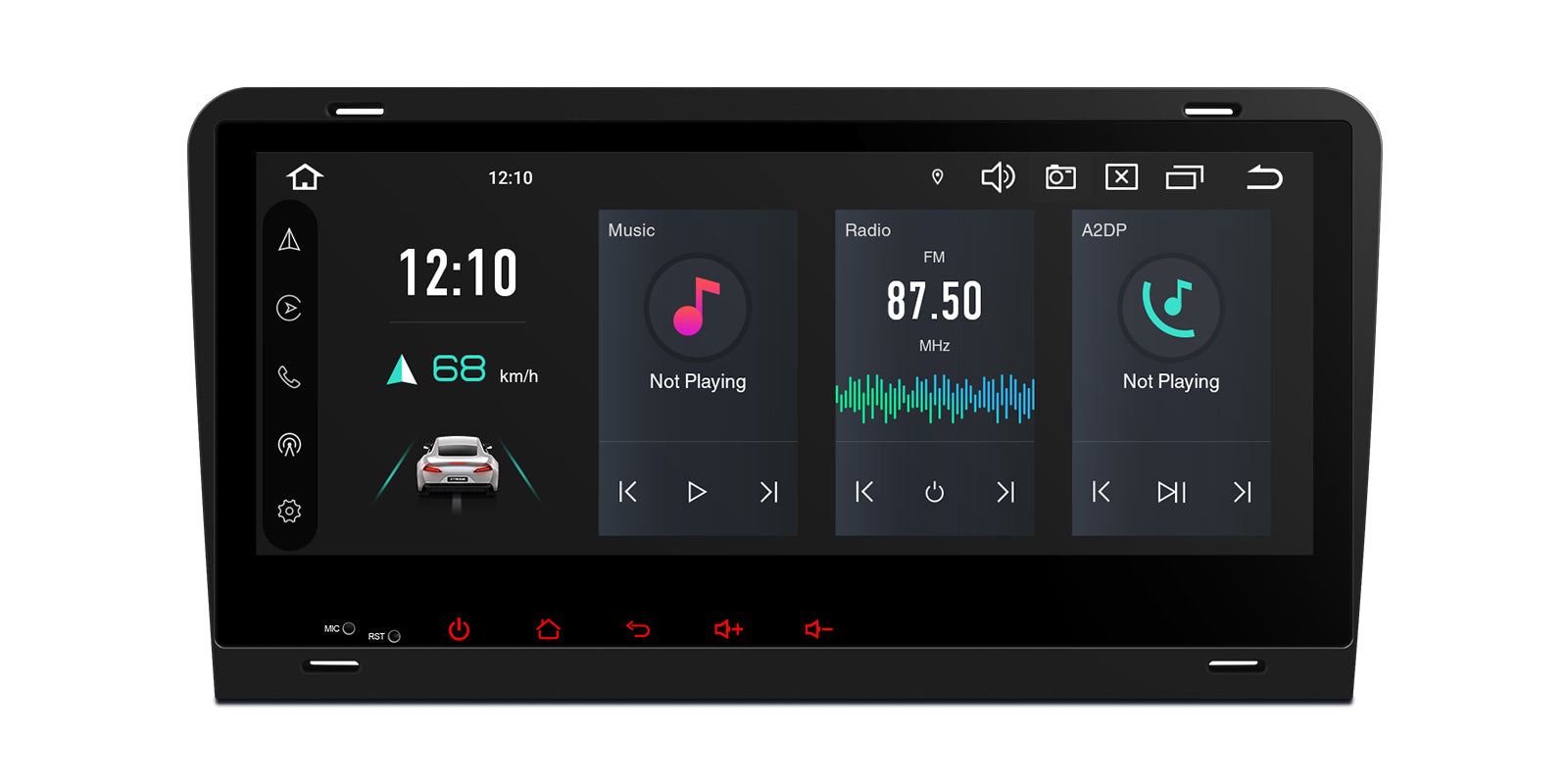 XTRONS PX84AA3LHG 8.8" Android 14 Head Unit for Audi Wireless Carplay