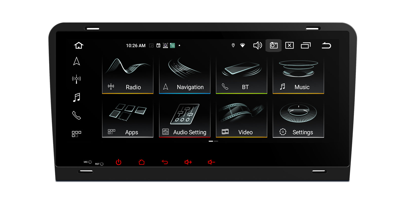 XTRONS PX84AA3LHG 8.8" Android 14 Head Unit for Audi Wireless Carplay