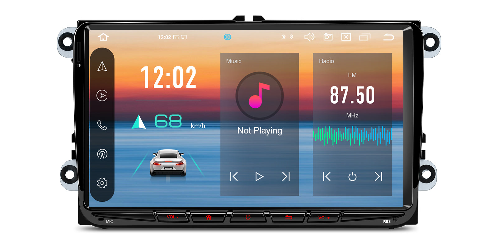 XTRONS PX94MTVDAB 9 Inch Android 14 4G LTE Head Unit for VW Skoda Seat