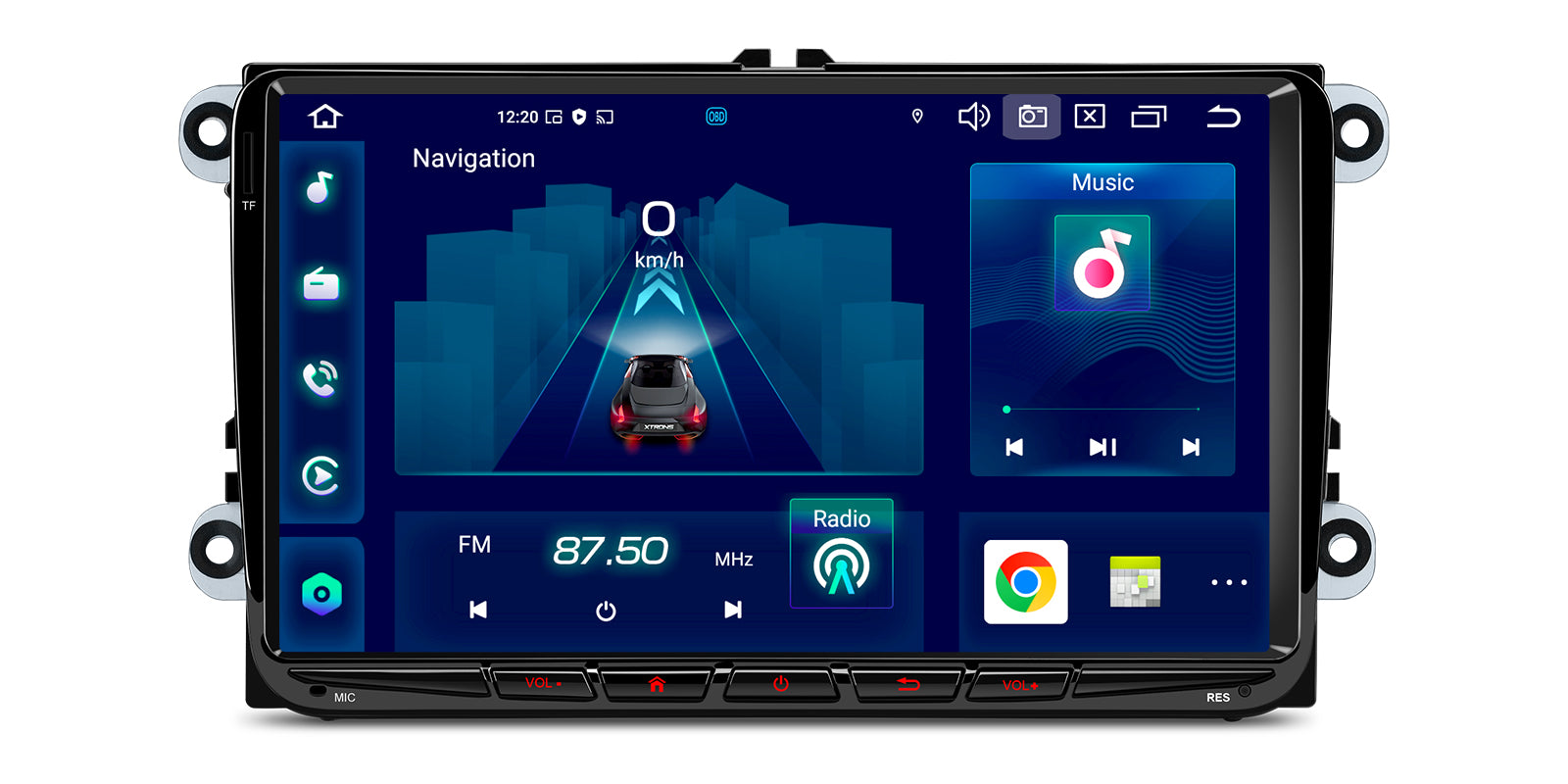 XTRONS PX94MTVDAB 9 Inch Android 14 4G LTE Head Unit for VW Skoda Seat