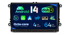 XTRONS PX94MTVDAB 9 Inch Android 14 4G LTE Head Unit for VW Skoda Seat