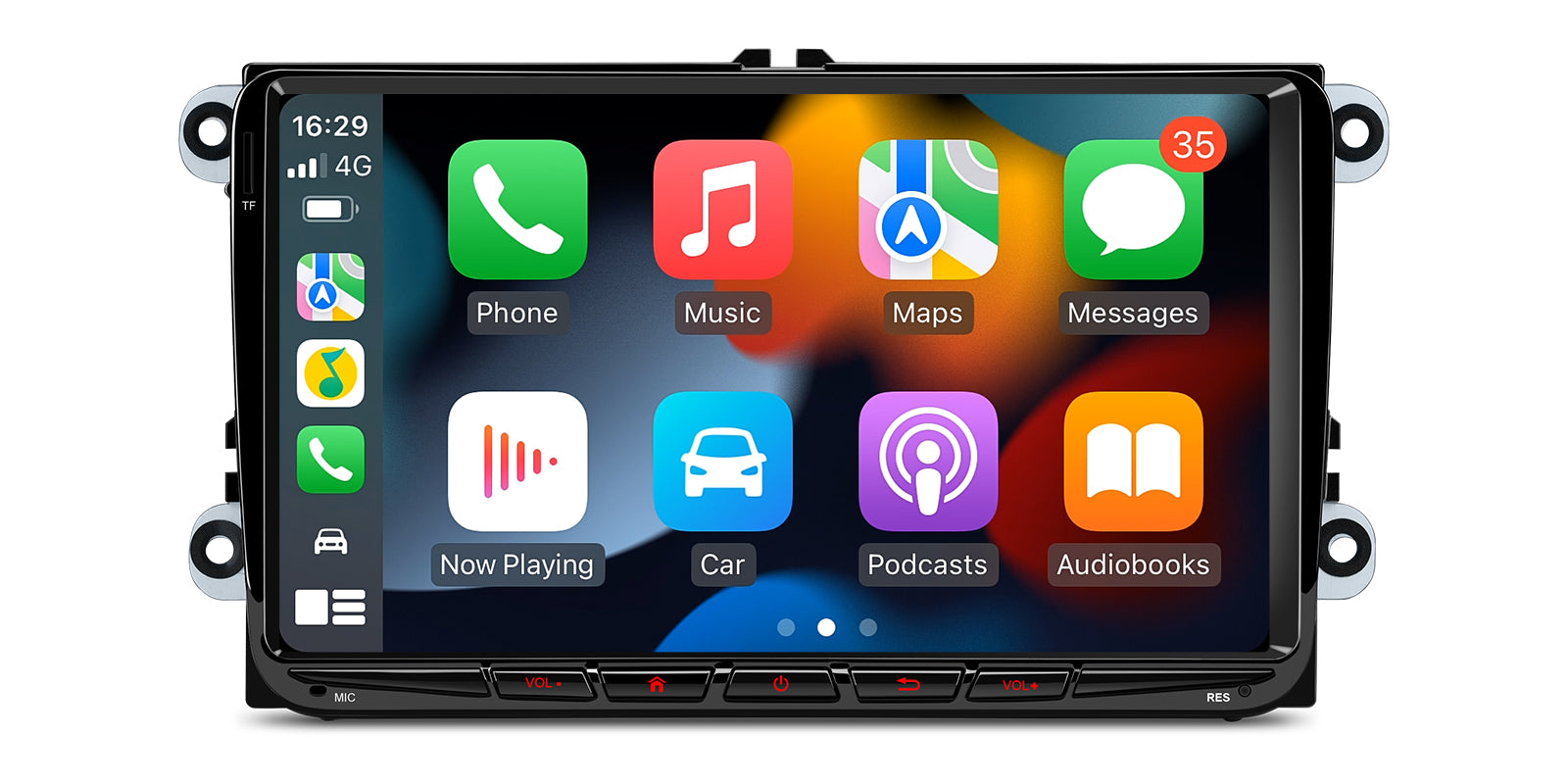 XTRONS PX94MTVDAB 9 Inch Android 14 4G LTE Head Unit for VW Skoda Seat