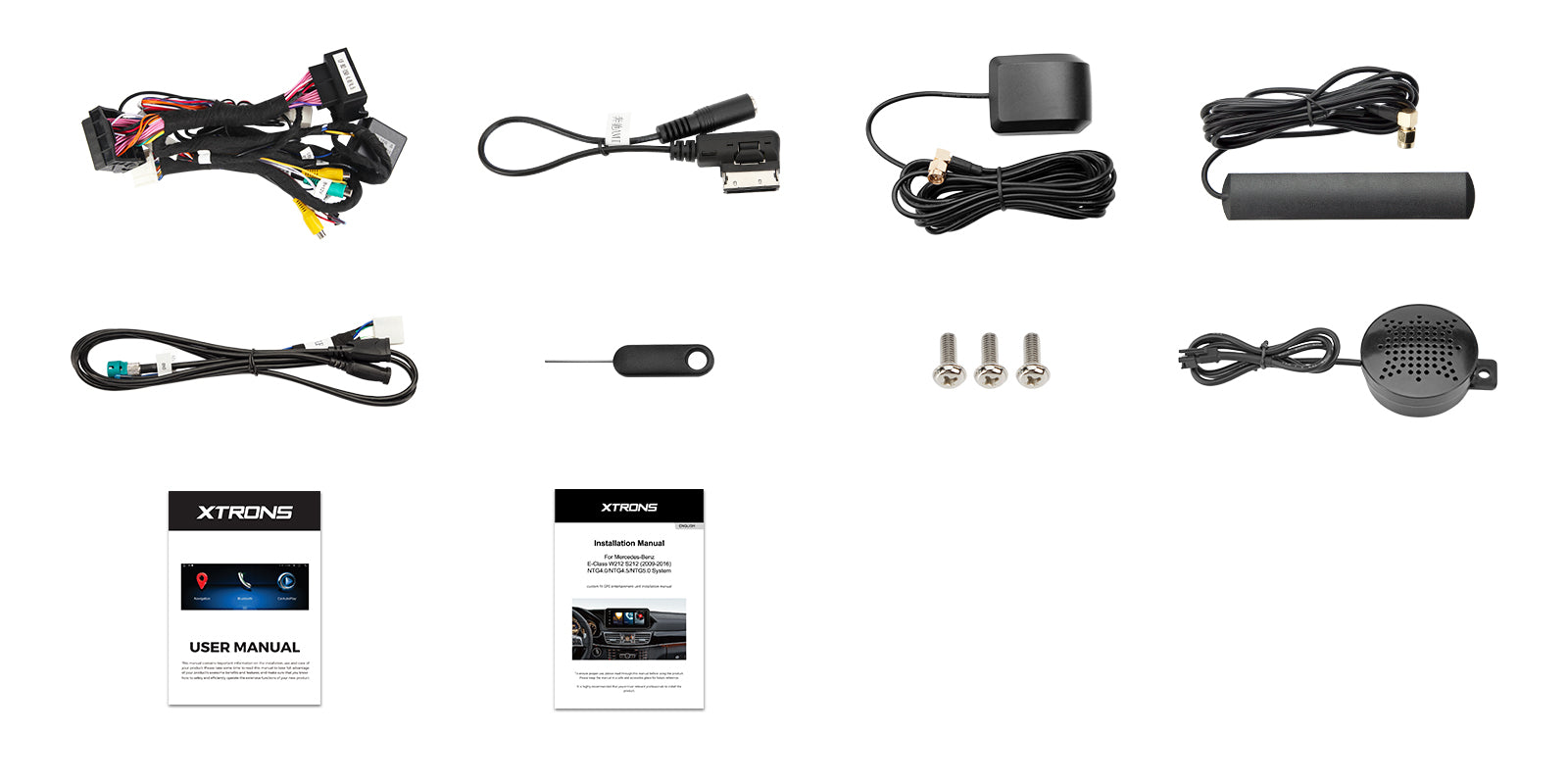 XTRONS QA Series Mercedes E-Class Wireless CarPlay Head Unit 10.25in 8GB 128GB