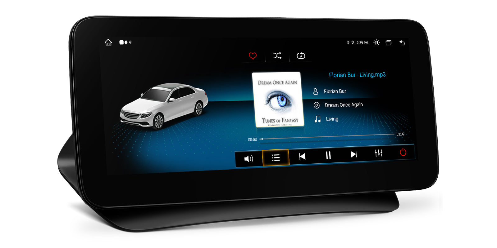 XTRONS QA Series Mercedes E-Class Wireless CarPlay Head Unit 10.25in 8GB 128GB