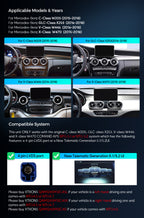 XTRONS Mercedes 10.25" Android Head Unit with Wireless CarPlay QAM1250M12C5