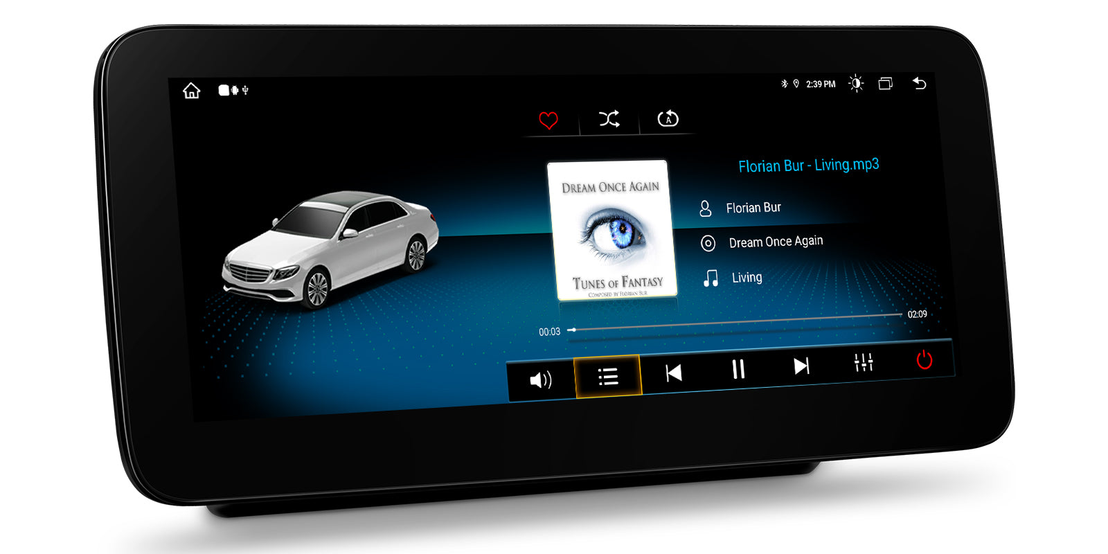 XTRONS Mercedes 10.25" Android Head Unit with Wireless CarPlay QAM1250M12C5