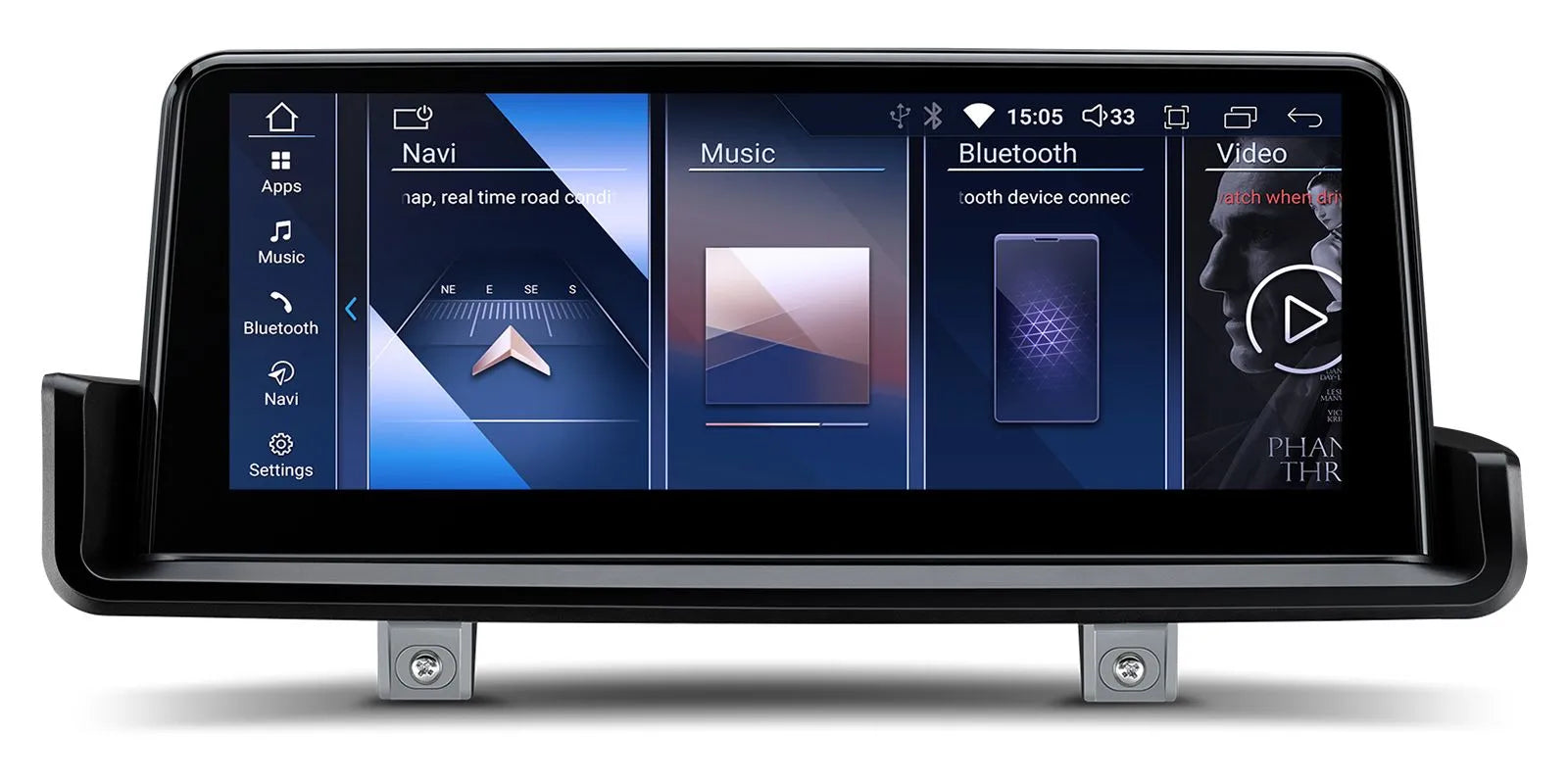 XTRONS QD Series BMW 3 Series Wireless CarPlay Android Head Unit 10.25in