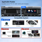 XTRONS QDB10FVCI BMW 5 Series Wireless CarPlay Android Head Unit 10.25in 4GB 64GB