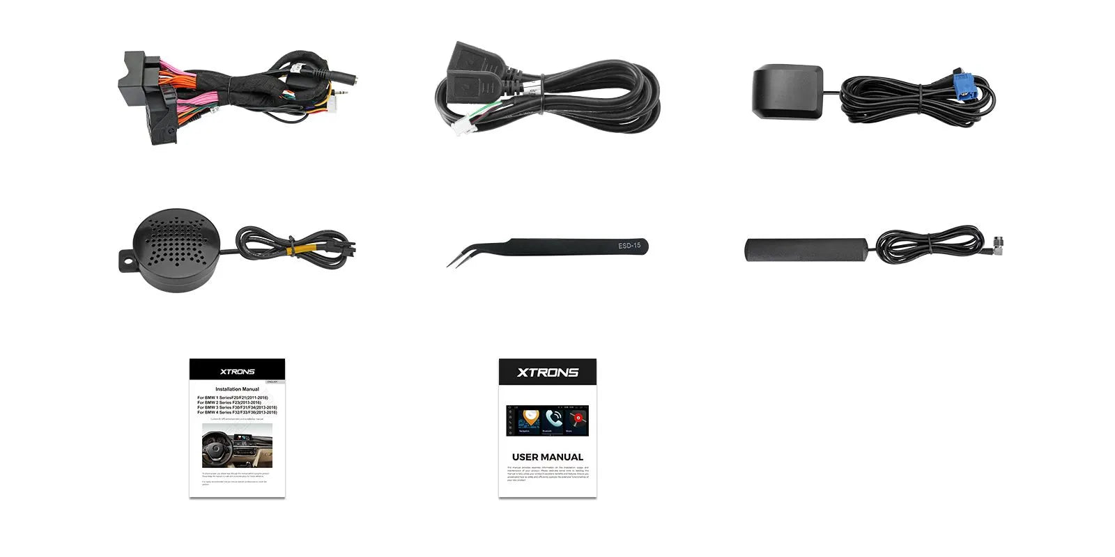 XTRONS QDB10NBTH Wireless CarPlay Head Unit for BMW 3/4 Series