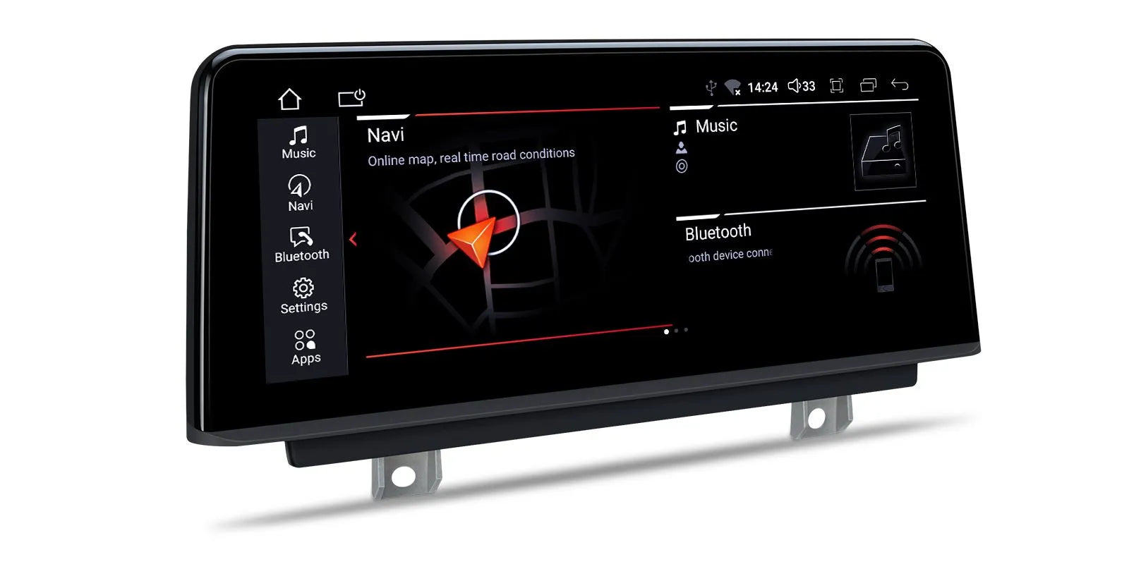 XTRONS QDB10NBTH 10.25in Wireless CarPlay Android Head Unit BMW 3 4 Series