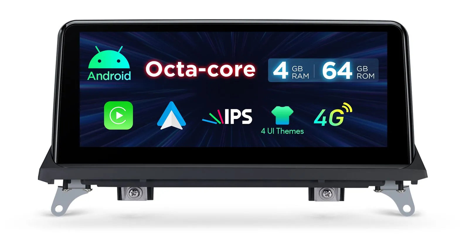 XTRONS QDB10X5CC Wireless CarPlay Android Head Unit 10.25in 4GB 64GB for BMW X5 X6