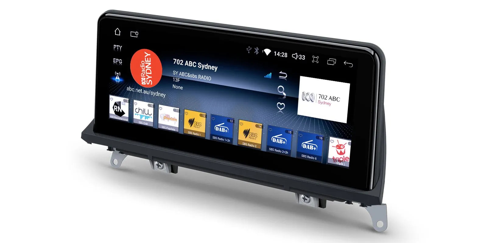 XTRONS QDB10X5CC Wireless CarPlay Android Head Unit 10.25in 4GB 64GB for BMW X5 X6