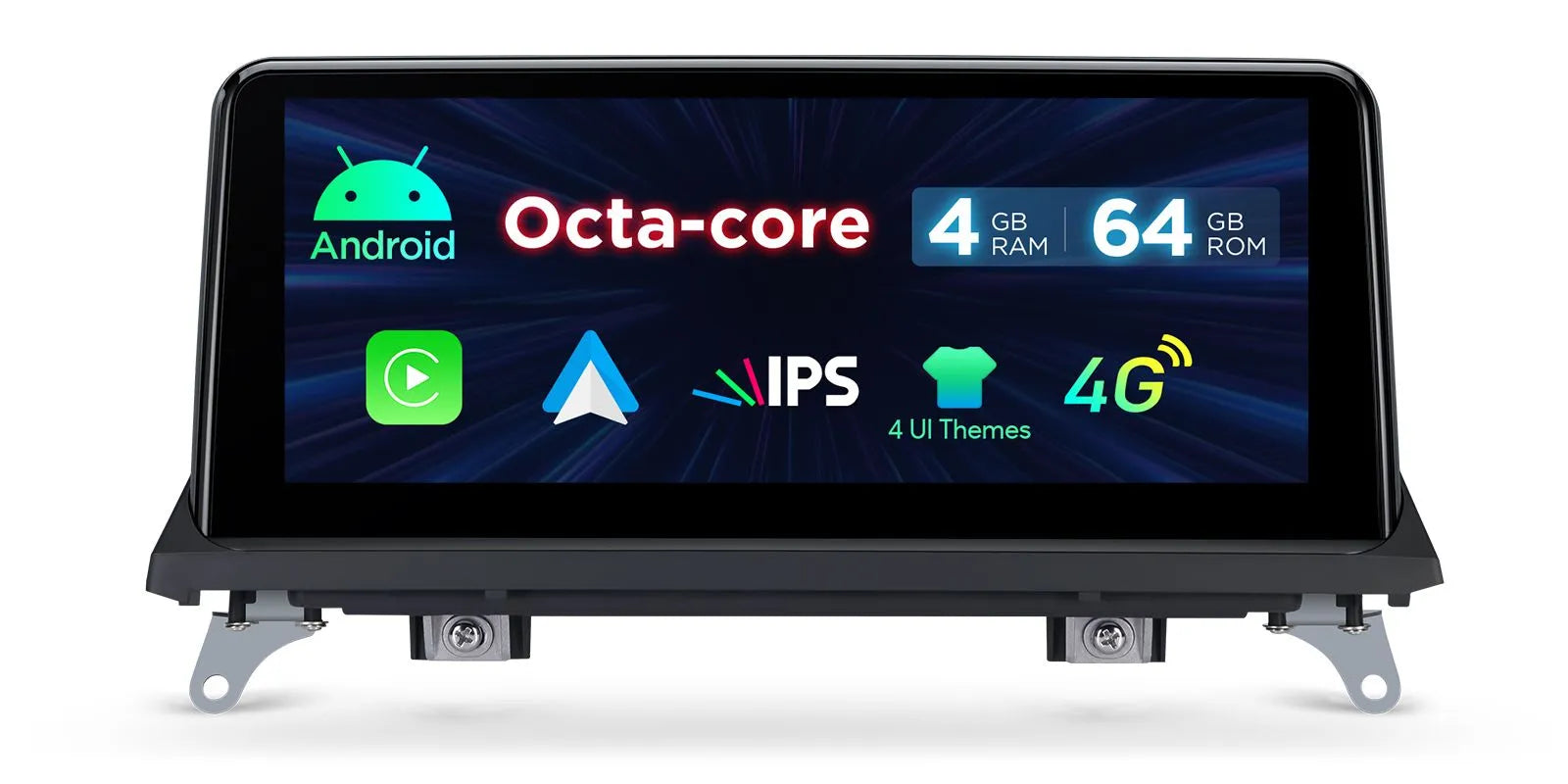XTRONS QDB10X5CI 10.25in Android Head Unit Car Stereo 4GB RAM 64GB