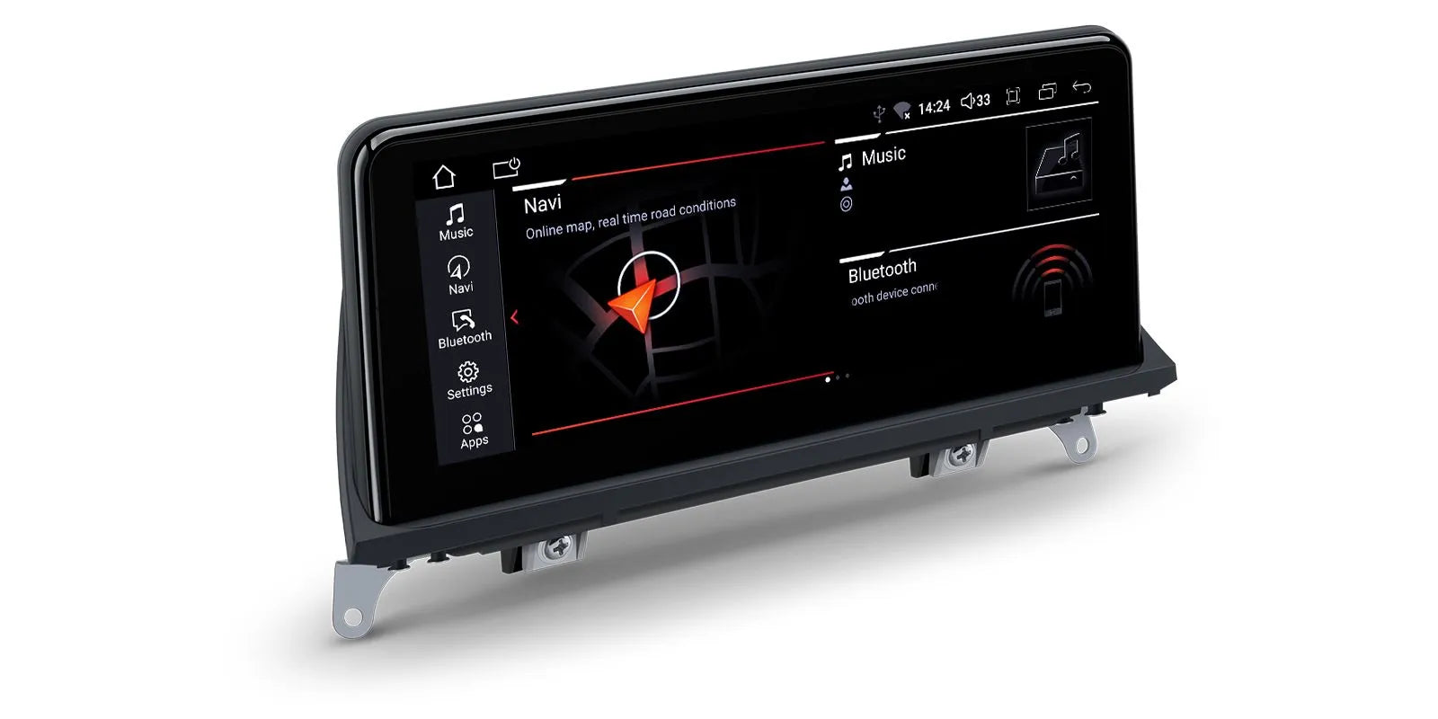 XTRONS QDB10X5CI Wireless CarPlay Head Unit 10.25in BMW X5 X6