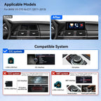 XTRONS QDB10X5CI Wireless CarPlay Head Unit 10.25in BMW X5 X6