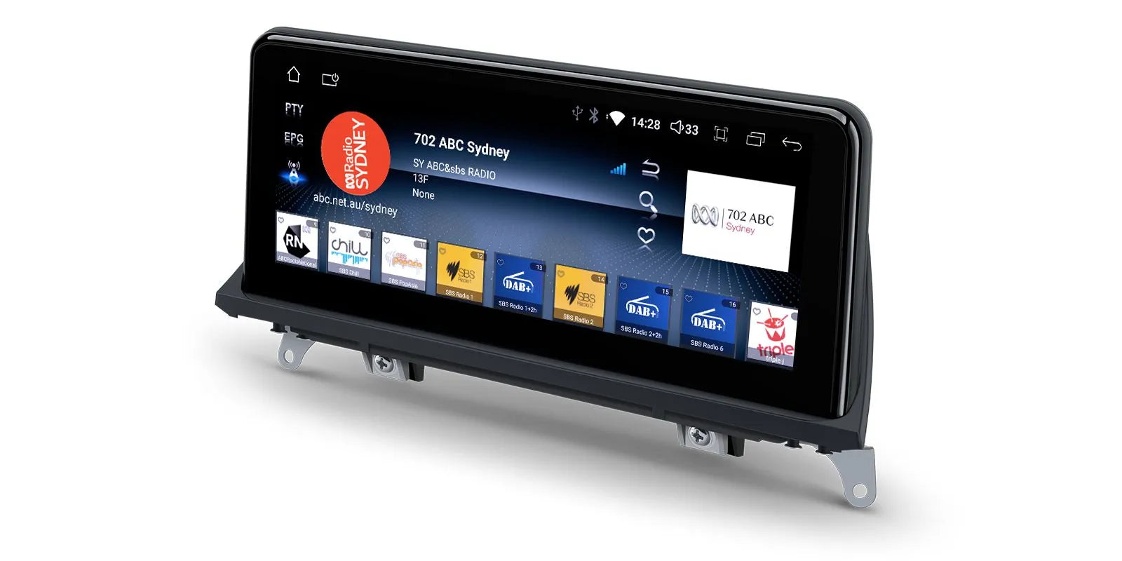 XTRONS QDB10X5CI 10.25in Android Head Unit Car Stereo 4GB RAM 64GB