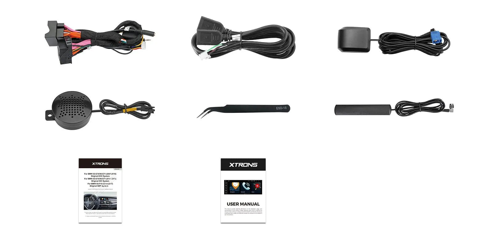 XTRONS QDB10X5NB 10.25" Wireless CarPlay Android Head Unit for BMW X5/X6