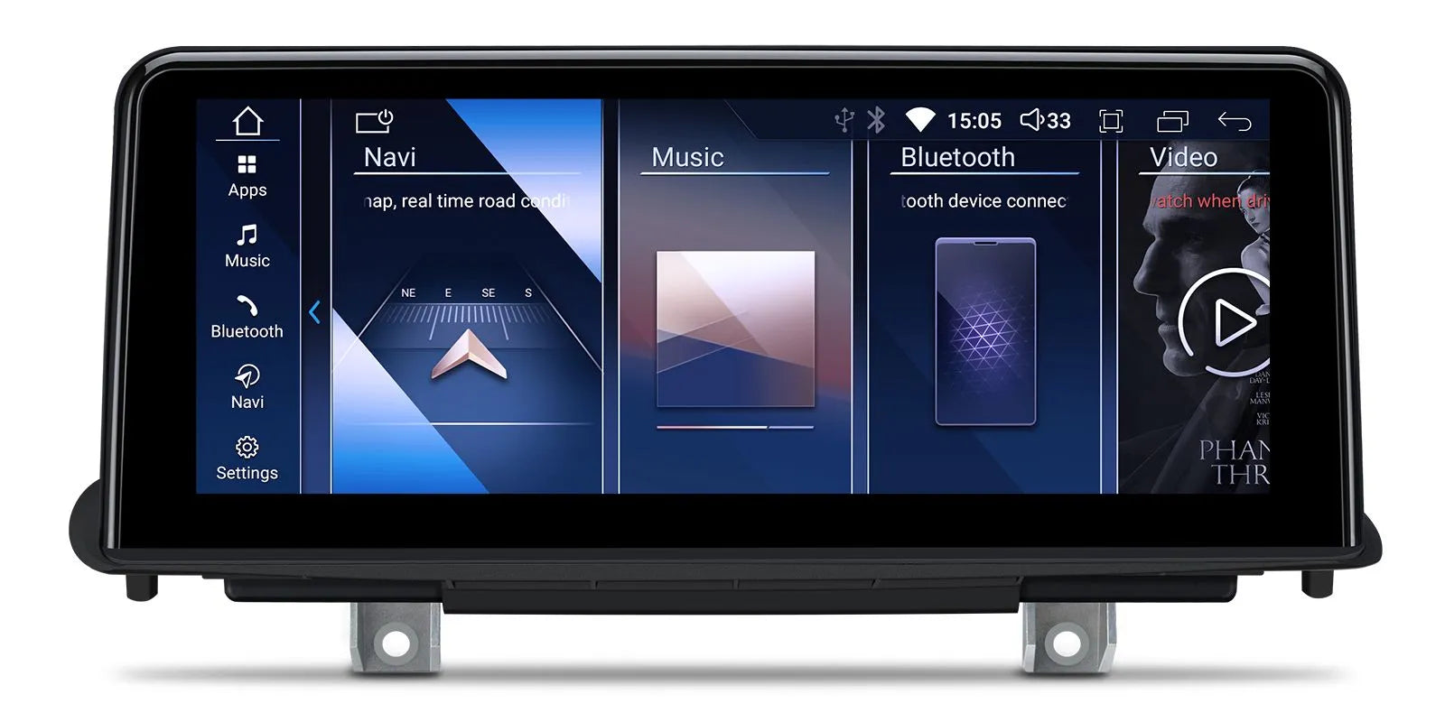 XTRONS QDB10X5NB Wireless CarPlay Android Head Unit for BMW X5/X6