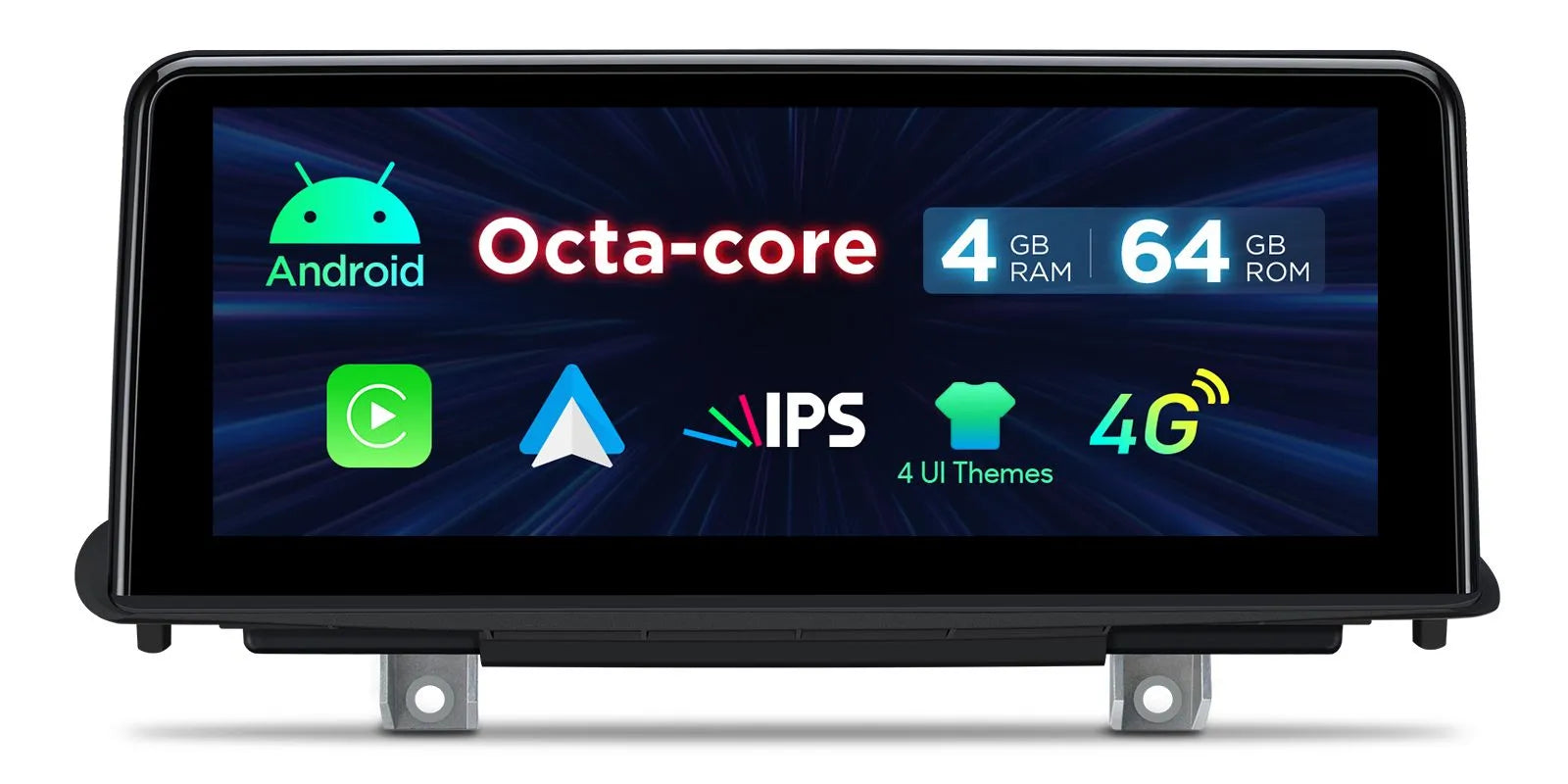 XTRONS QDB10X5NB 10.25" Wireless CarPlay Android Head Unit for BMW X5/X6