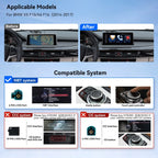 XTRONS QDB10X5NB 10.25" Wireless CarPlay Android Head Unit for BMW X5/X6