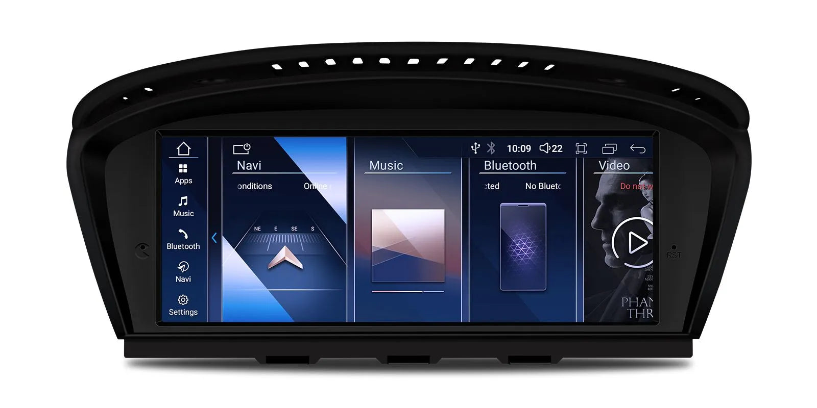 XTRONS QDB8060CI Wireless CarPlay Android Head Unit for BMW 3/5 Series 8.8"