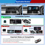 XTRONS QGB23CIB12X5R QG Series 12.3in Wireless CarPlay Android Head Unit BMW X5 X6