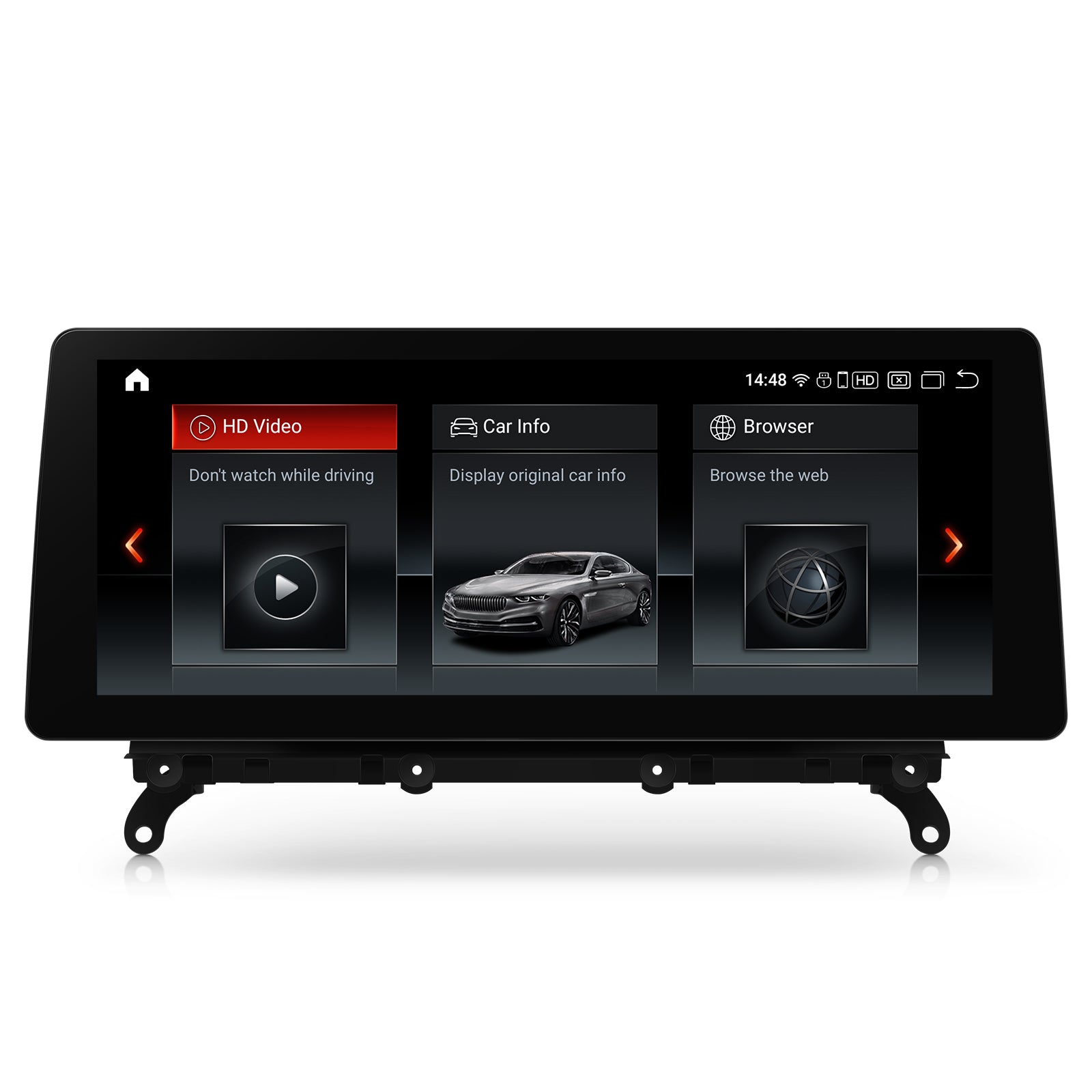 XTRONS QGB24EVB12X3 Wireless CarPlay Android 14 Head Unit BMW X3 2K