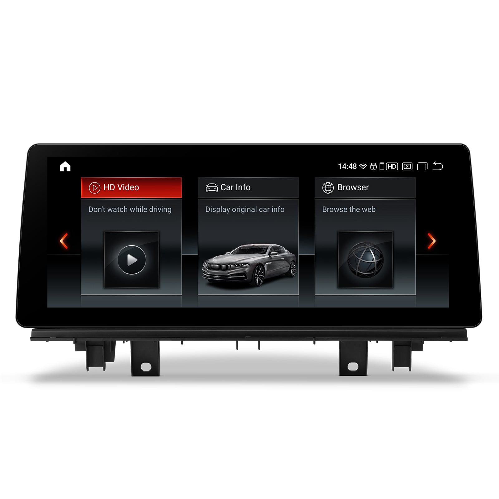 XTRONS QGB24NB12X1N 12.3" 2K Screen Wireless CarPlay Head Unit for BMW X1