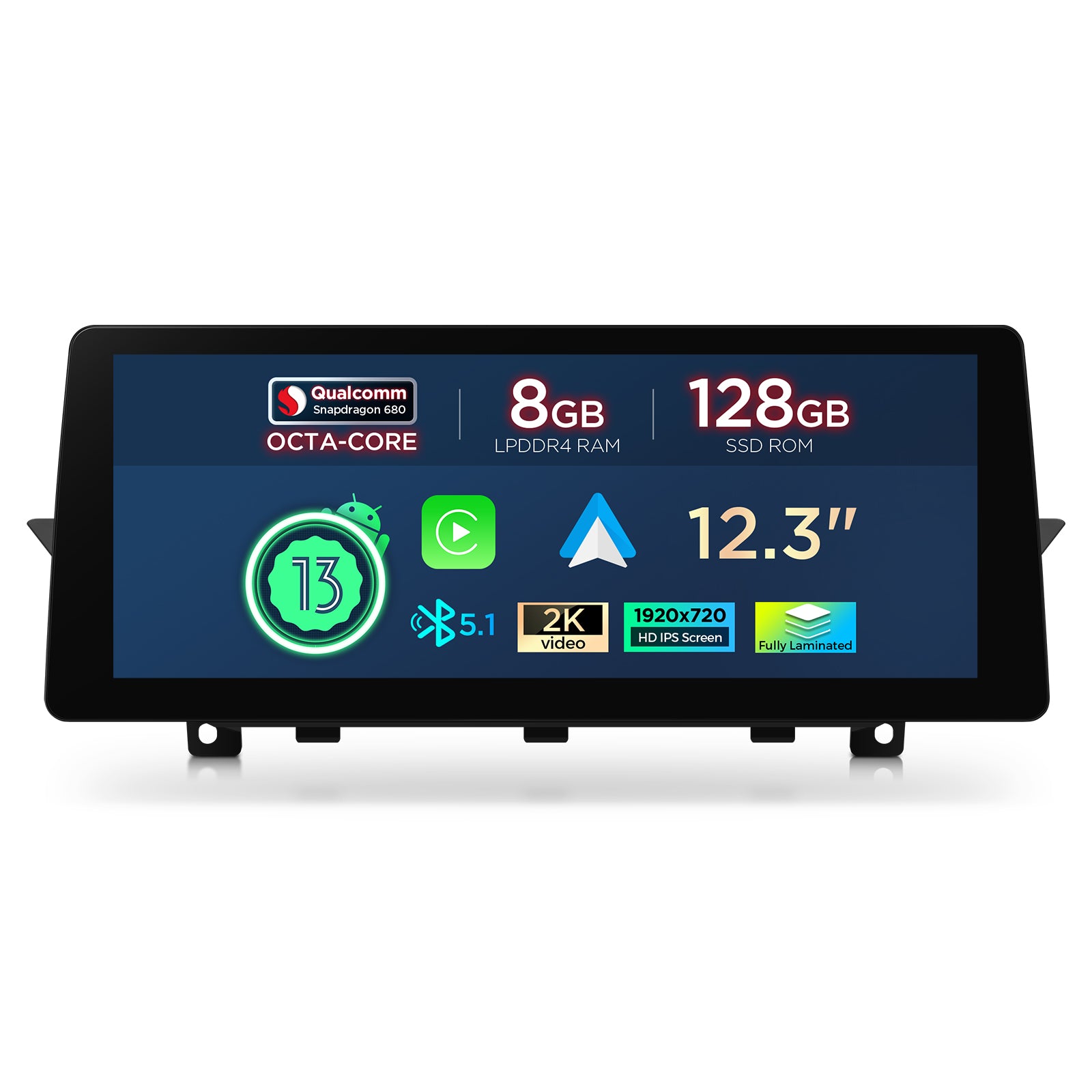 XTRONS BMW X1 12.3in Wireless CarPlay Android Head Unit 8GB 128GB