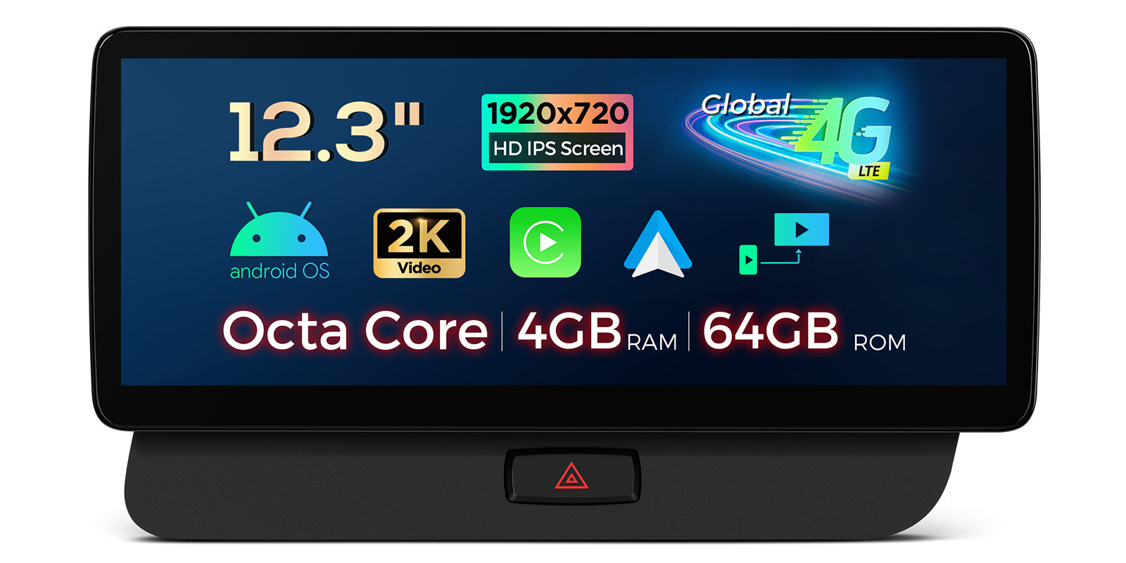 XTRONS QLA22UCA12Q5R Audi Q5 12.3" Android Head Unit Car Stereo