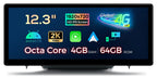 XTRONS QLA23A3 Custom-Fit 12.3in Android Head Unit for Audi A3, 4GB 64GB