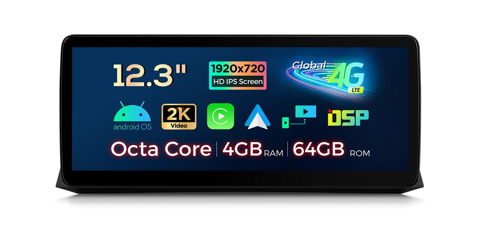 XTRONS QLB22CIB12E60 12.3in Android Head Unit BMW 5 Series