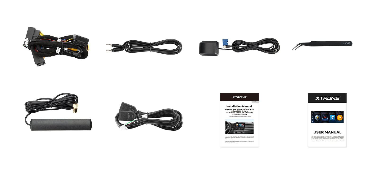 XTRONS QLB22CIB12X5R BMW X5/X6 12.3" Android 13 Octa-Core Head Unit 4GB 64GB
