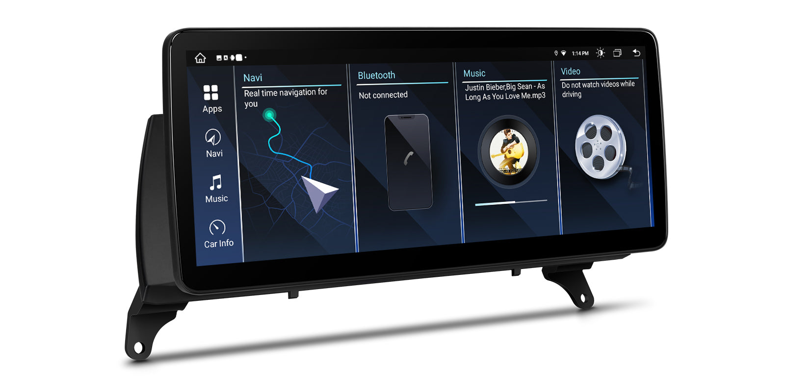 XTRONS QLB22CIB12X5R BMW X5/X6 12.3" Android 13 Octa-Core Head Unit 4GB 64GB