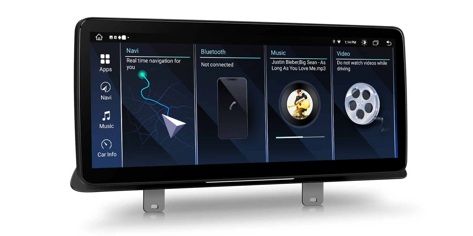 XTRONS QLB22EVB12FVN 12.3 Inch Custom-Fit Android 13 Head Unit