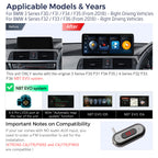 XTRONS QL Series 12.3in Android Head Unit for BMW 3/4 Series