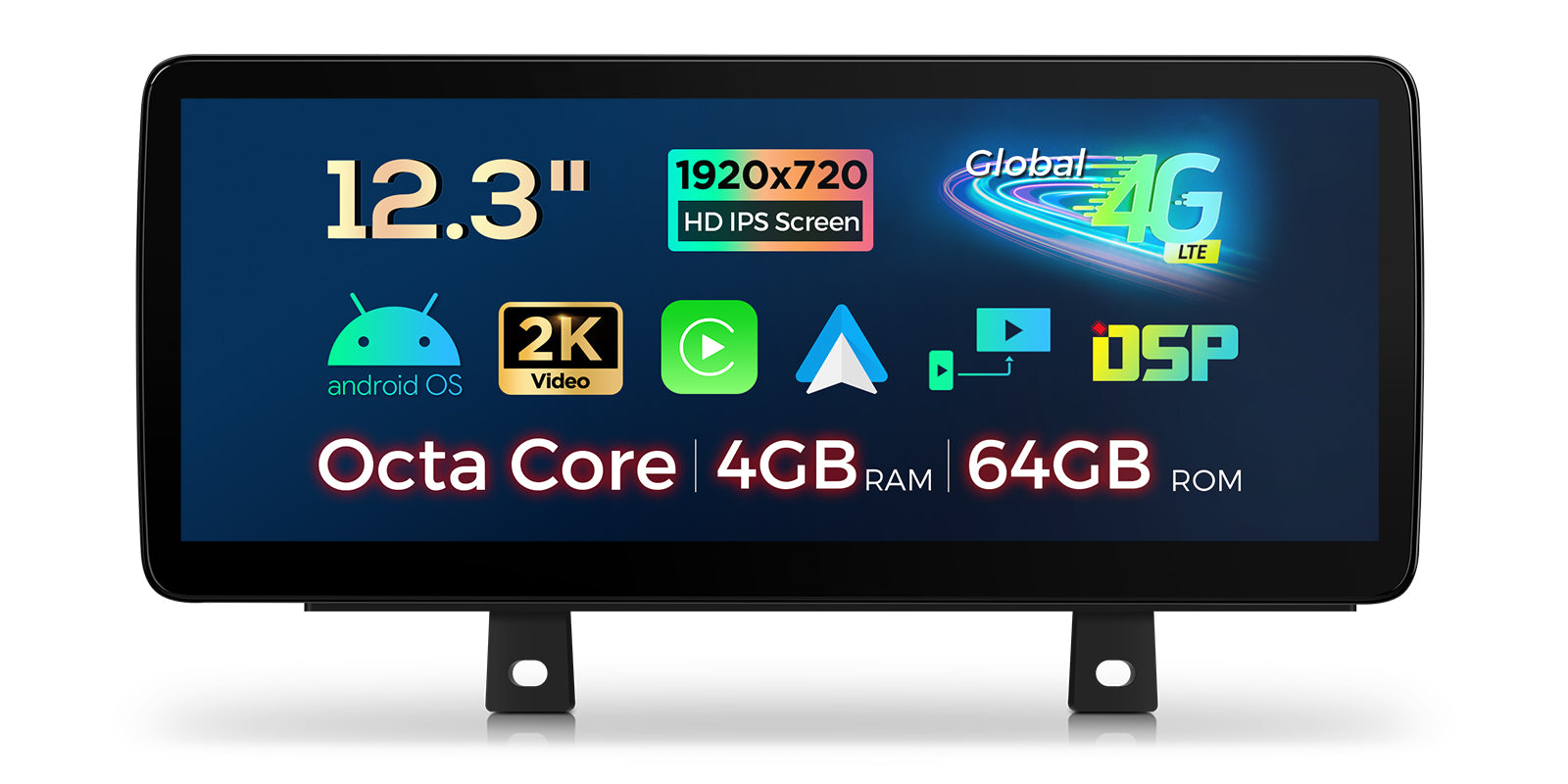 XTRONS QLB22EVB12THR 12.3" Android Head Unit for BMW 3/4 Series